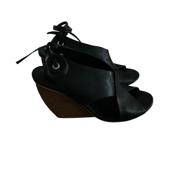 Rebecca Minkoff Black Heels Sleek Silhouette Women Size 7 - Picture 2 of 6